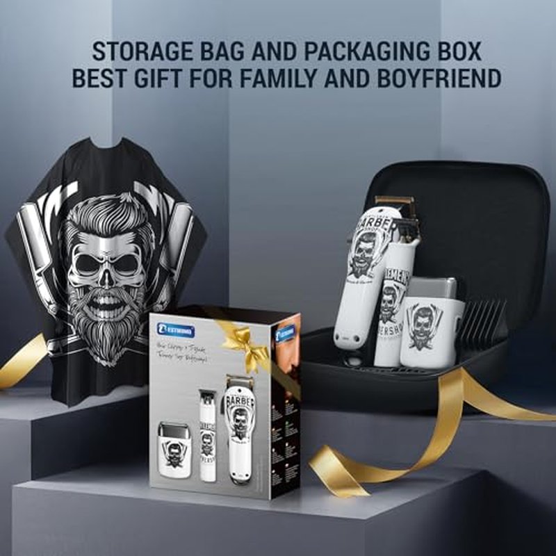 BESTBOMG Hair Clippers Grooming Kit - Clipper, Trimmer & Shaver Set