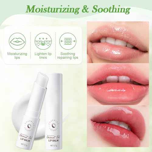 Lip Balm And Hand Cream Gift Set For Women, 6 Lip Balm Bulk + 6 Organza Bags + 6 Hand Lotion, Bridal Wedding Favor for Guests , Christmas Gifts Stocking Stuffers Teacher Appreciation Thank You Gifts