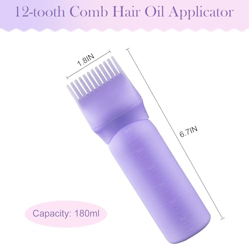 Cosywell 6 oz Root Comb Applicator Bottle 3-Pack