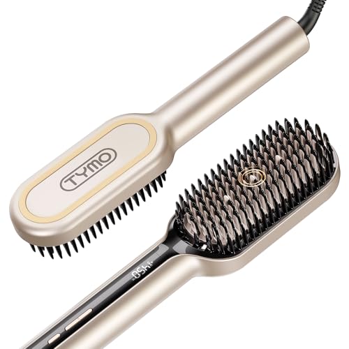 TYMO Ionic Hair Straightener Brush with 16 Temp Settings