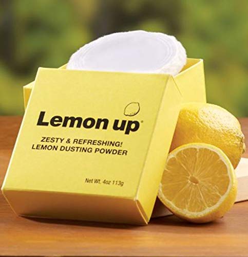 Lemon Up Talc-Free Dusting Powder 4 oz with Puff