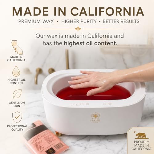 Fleur De Spa Paraffin Wax Refills - Peach Fragrance, 6 lb (Six 1 lb Bars)