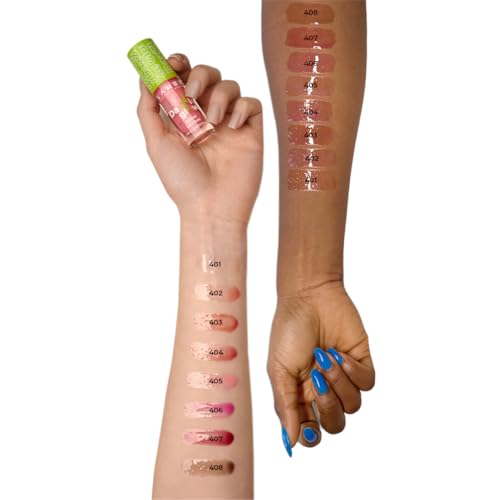 Lamel Dazzle Glow Crystal Clear Lip Gloss - Hydrating Lip Gloss - Non Sticky - Colored - Moisturizing - ¢à407 Provocative