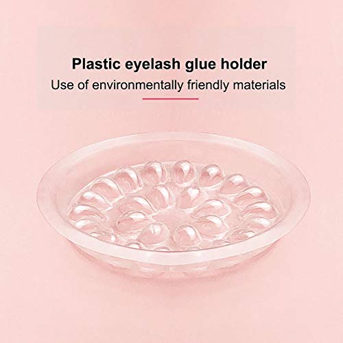 100pc Eyelash Glue Holder Pads - Plastic Palette Trays