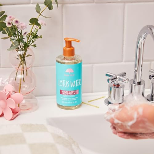 Tree Hut Lotus Water Serum Infused Hand Wash,Nourish & Hydrate Hands with Strengthening Skin Care,Long Lasting Scent,Cleanse & Lock in Moisture,11 fl oz.,(Pack of 2)