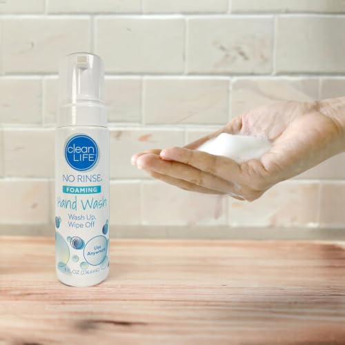 No-Rinse Foaming Hand Wash, 8 fl oz - Waterless Cleanser