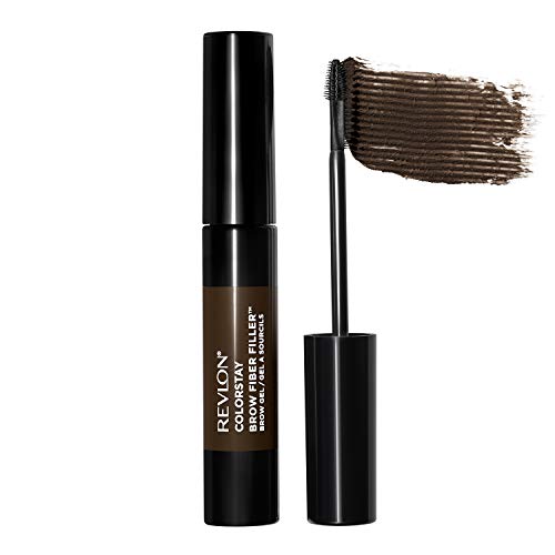 Revlon ColorStay Brow Fiber Filler Gel Dark Brown 305, Waterproof & Volumizing