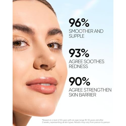 5X Ceramides Moisture Barrier Cream, Hydrating Skin Barrier Repair Face Moisturizer for All Skin Types with Hyaluronic Acid & Centella, Daily Moisturizer, Non-Comedogenic