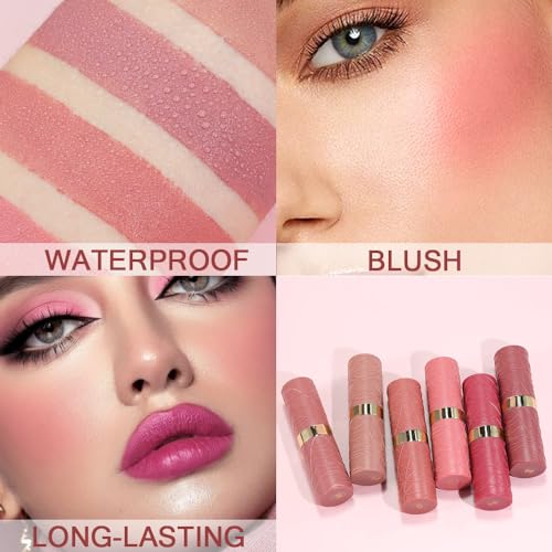 Matte Lipstick Set - 6 Long Lasting Nude Pink Purple Red Shades
