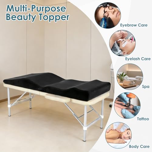 Lash Bed Topper 71"×23" Memory Foam Spa Massage Pad
