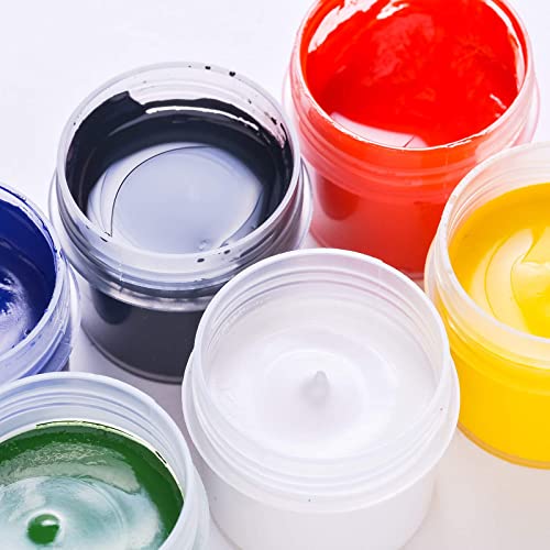 Eternal Moment 36 Pack 4 OZ Plastic Jars Round Clear Cosmetic Container Jars with Lids, Perfect for Lotion, Cream, Ointments, Makeup, Eye Shadow, Rhinestone, Samples, Pot, Travel Storage