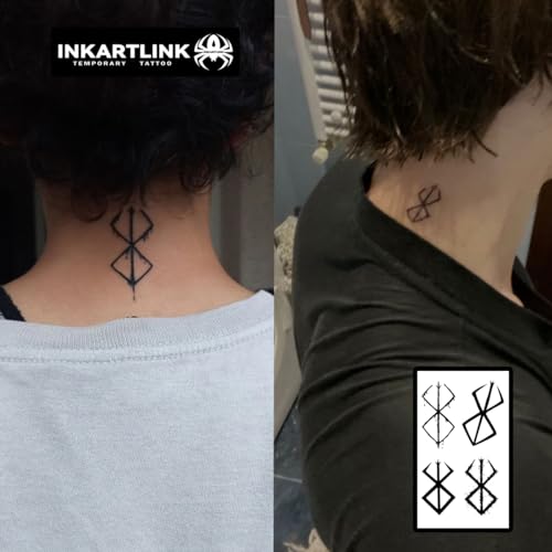 INKARTLINK Semi-Permanent Tattoos - Waterproof, Lasts 7-14 Days