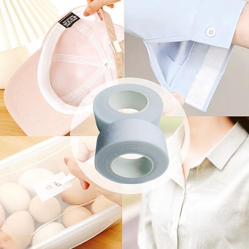 Collar Protector Sweat Pads - 5 Self-Adhesive Absorbent Rolls