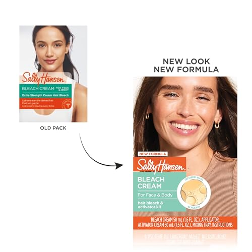 Sally Hansen Bleach Cream - Facial & Body Hair Lightener