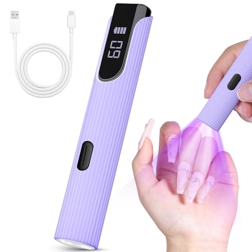 Cordless UV LED Nail Lamp for Gel Nails - Fast Curing & Portable