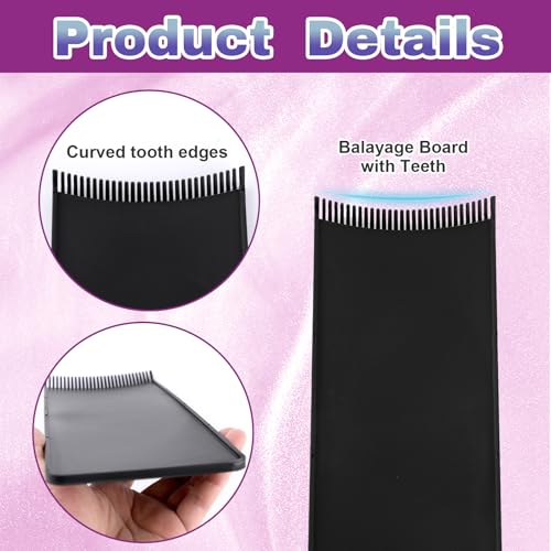 Highlighting Board with Teeth, 2 Pack Hair Dye Tools