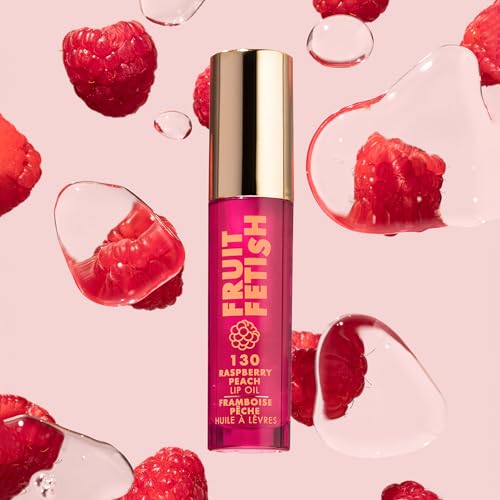 Milani Fruit Fetish Tinted Lip Oil - Raspberry Peach, 0.14 oz