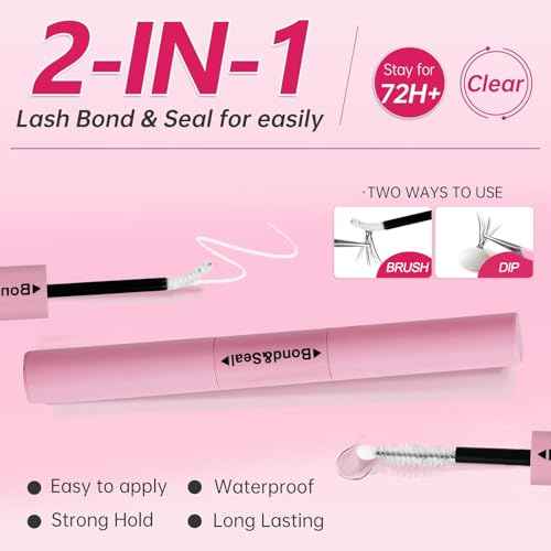 Lash Extension Kit DIY 320pcs Lash Clusters Eyelash Extension Kit, 9-16mm 20D 50D Individual Lashes Kit with Lash Bond and Seal, Lash Tweezers for Self Use (20D&50D, 9-16mm, Kit)