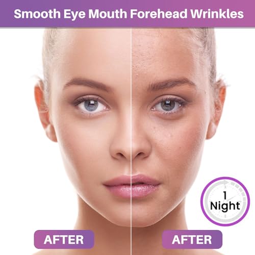 208 Pcs Advanced Anti Facial Wrinkle Patches,Set of Facial Stickers Tape for Reducing Forehead Eye and Upper Lip for Overnight Skin Repair