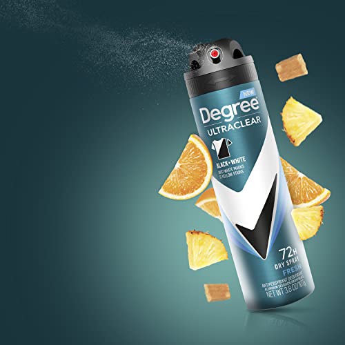 Degree Men UltraClear Antiperspirant Spray 3-Pack | 72-Hour Protection