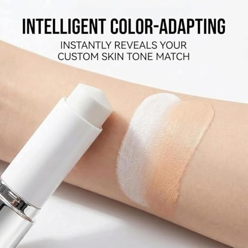 Color-Changing Foundation Stick with Brush - Full Coverage
