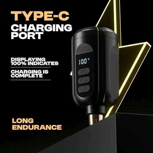 Tattoo Gun Kit Wireless Rotary Tattoo Machine Pen Kit with 1PCS Battery and 20 Pcs Cartridge Needles 7 Colors Ink Complete Tattoo Supplies RN-TK2004-1