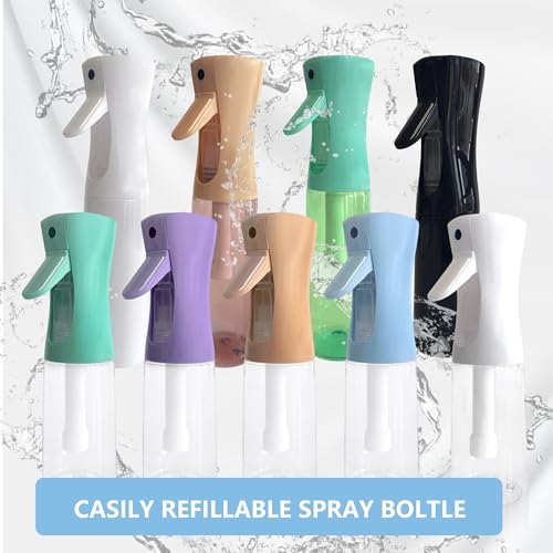 Continuous Ultra Fine Mist Spray Bottle for Hair & Plants - 200ml