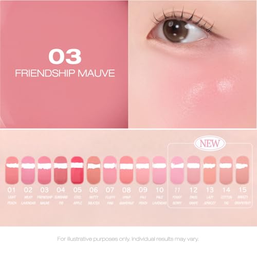 Peripera Syrupy Tok Cheek Liquid Blush 03 Mauve