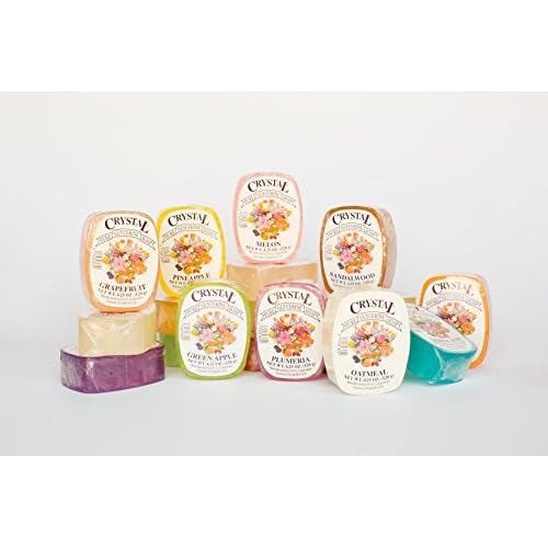 Crystal Glycerine Soap Bars 24 Fragrances (24 bars)