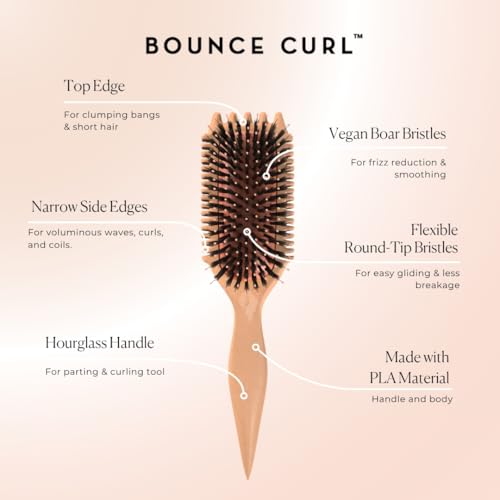 Bounce Curl EdgeLift Brush - Curly Hair Brush for Volume & Definition
