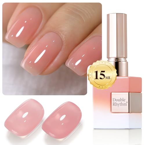 Double Rhythm Jelly Gel Polish 15ml | UV/LED Curable Milky Nude