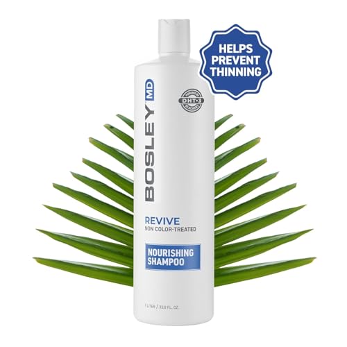 BosRevive Rosemary Nourishing Shampoo for Thinning Hair 33.8oz - Sulfate-Free, DHT & Pollution Removal