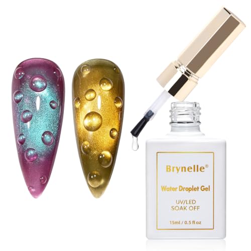 Brynelle 3D Water Droplet Nail Gel - Clear Sculpting & Art Gel 15ml