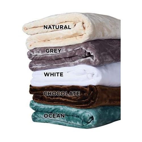 NRG Microplush Massage Table Blanket 100% Polyester Microfiber Blanket - Super Soft, Ultra Luxurious Comfort and Warmth - Professional Quality - Machine Washable - 60 x 90 Inches - Color: Natural