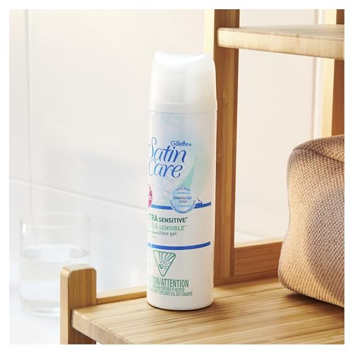 Gillette Venus Satin Care Ultra Sensitive Shave Gel for Women, 2-Pack