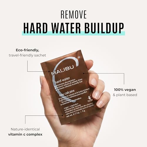 Malibu C Hard Water Wellness Hair Remedy - 1 Packet, Clarifying & Shine Restoring