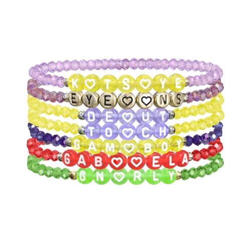 NEOVISTA K-pop Beaded Bracelet - Colorful Fan Merch Jewelry