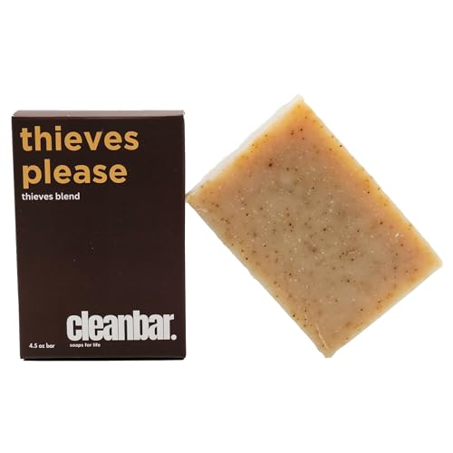 All-Natural Bar Soap -Thieves Please - Cinnamon, Clove, Eucalyptus, Lemon, and Rosemary Exfoliating Bar Soap