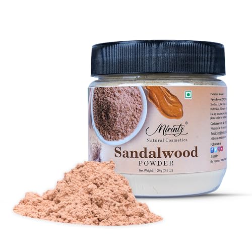 100% Natural Sandalwood Powder - 3.5oz Chandan for Glowing Skin