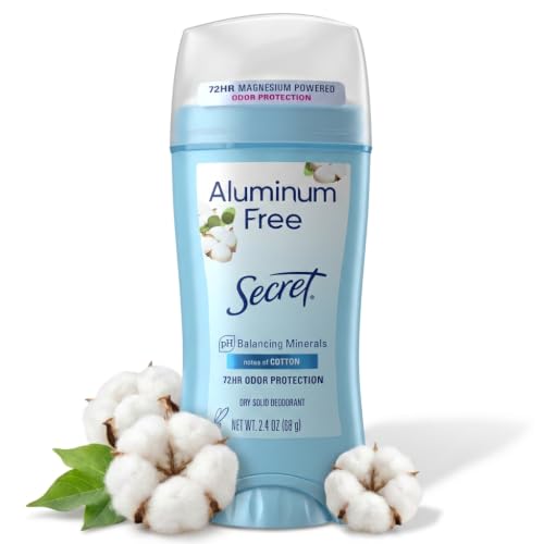 Secret Aluminum Free Deodorant for Women, 48hr Odor Protection