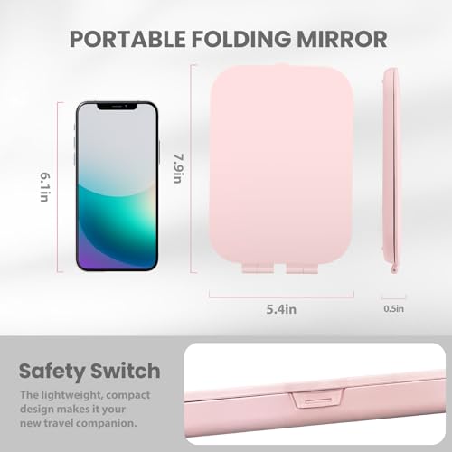 Koolstuffs Travel Makeup Mirror with Light | USB Rechargeable