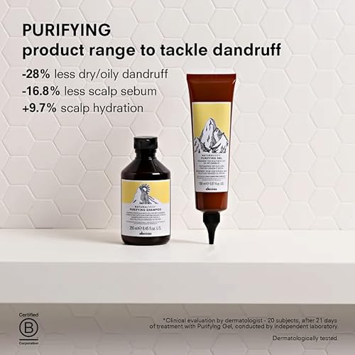Davines Naturaltech Purifying Shampoo 8.4 Fl Oz for Dandruff & Scalp Balance