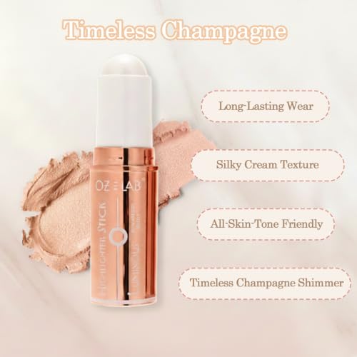 OZ LAB Rise and Shine Highlighter Stick Champagne Gold 8g