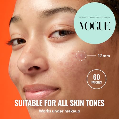 Good Molecules Pimple Patches for Face, 60 Pack ? Ultra-Thin Hydrocolloid Acne & Zit Patches, Invisible Under Makeup, Clinically Tested Acne Spot Treatment
