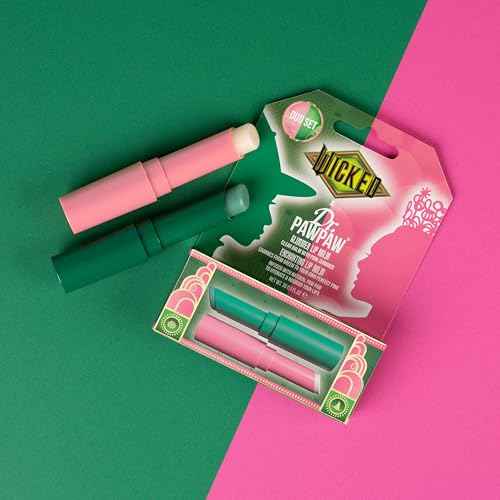 Dr. PawPaw Wicked Enchanting and Glimmer Lip Balm Duo - Moisturizing, Tinted Lip Balm for Women - Vegan, Nourishing, Hydrating - 2 pc