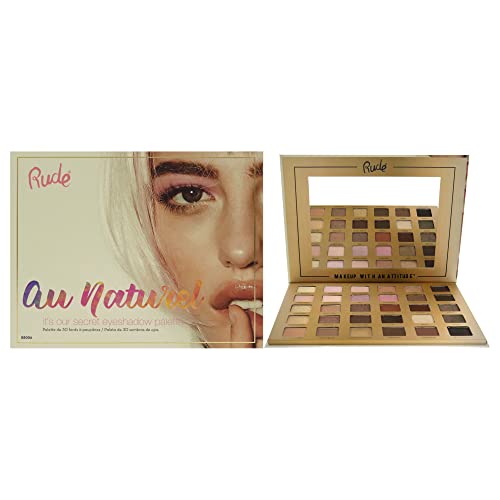 RUDE Au Naturel 30 Eyeshadow Palette - Vegan Matte & Shimmer