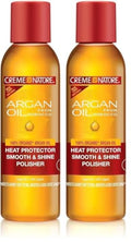 Creme of Nature Heat Protector Spray - 450°F Protection & Argan Oil Shine, 4 fl oz