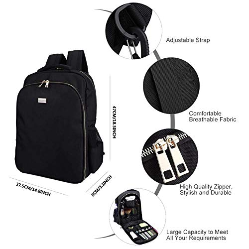 Professional Barber Clipper Backpack – Water-Resistant Organizer Bag