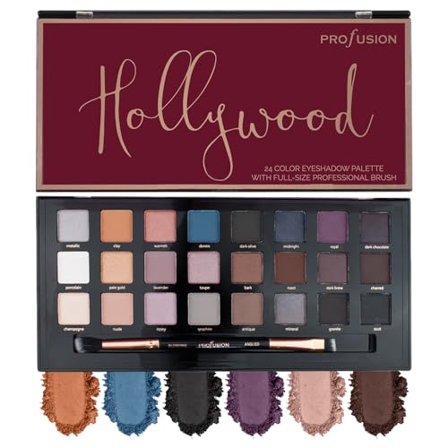 Profusion Cosmetics Hollywood 24 Shade Eyeshadow Palette
