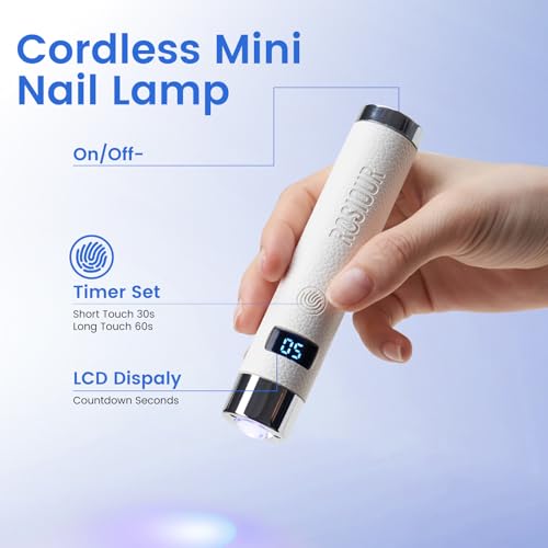 UV Nail Lamp with Auto Sensor | Rechargeable Gel Curing Light